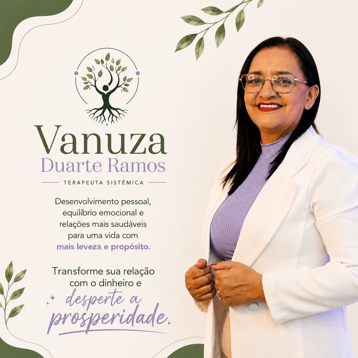 Vanuza Duarte Ramos, terapeuta sistêmica